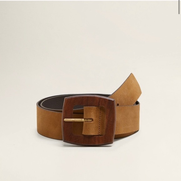 Mango Accessories - ISO Mango Wood Buckle Leather Belt